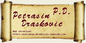 Petrašin Drašković vizit kartica